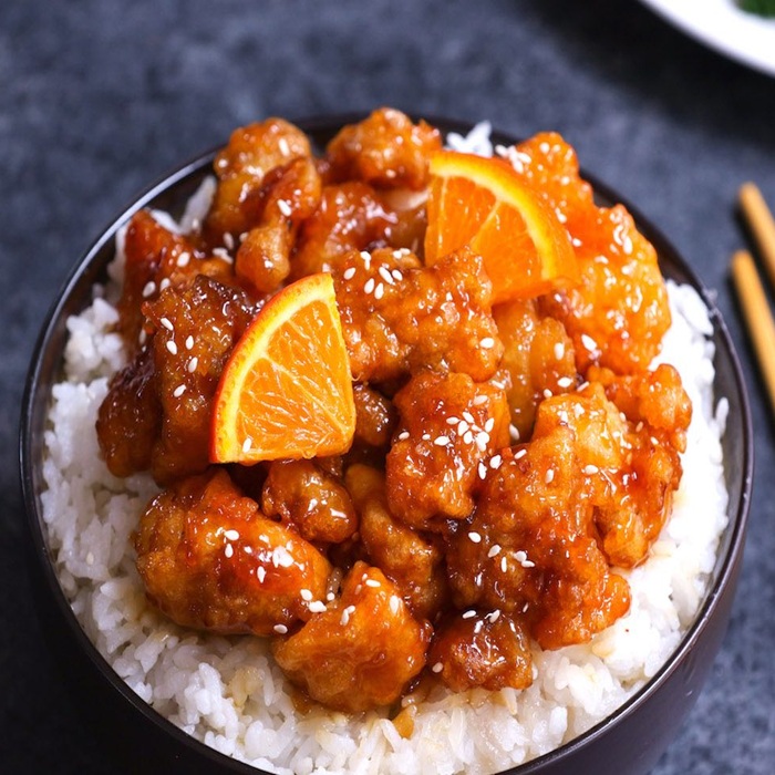Poulet à l'Orange à la Sauce Soja